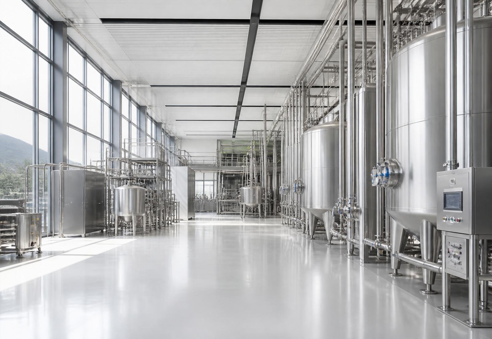 Interior of Sherwin's manufacturing facility